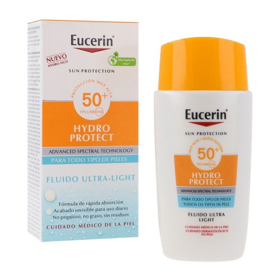 EUCERIN SOLAR FACIAL SFP50 FLUIDO ULTRA LIGHT 50 ML.