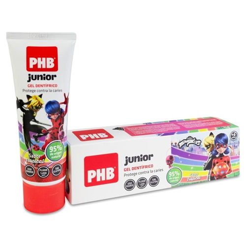 PHB GEL DENTRIFICO JUNIOR 75 ML.