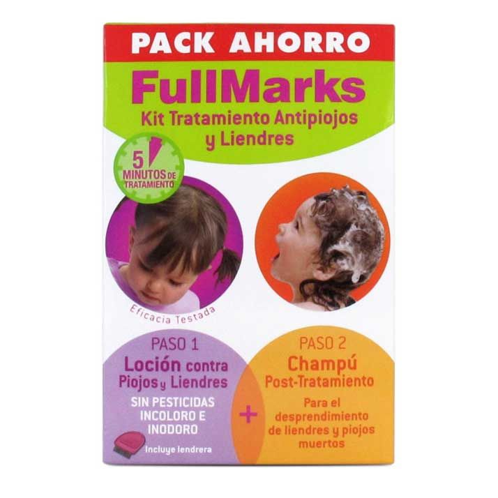 FULLMARKS PACK LOCION Y CHAMPU ANTI-PIOJOS