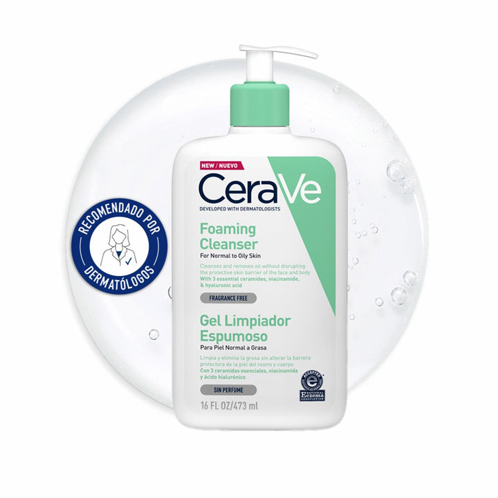CERAVE GEL LIMPIADOR ESPUMOSO 236ML