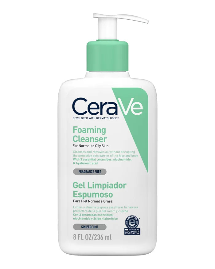 CERAVE GEL LIMPIADOR ESPUMOSO 473ML