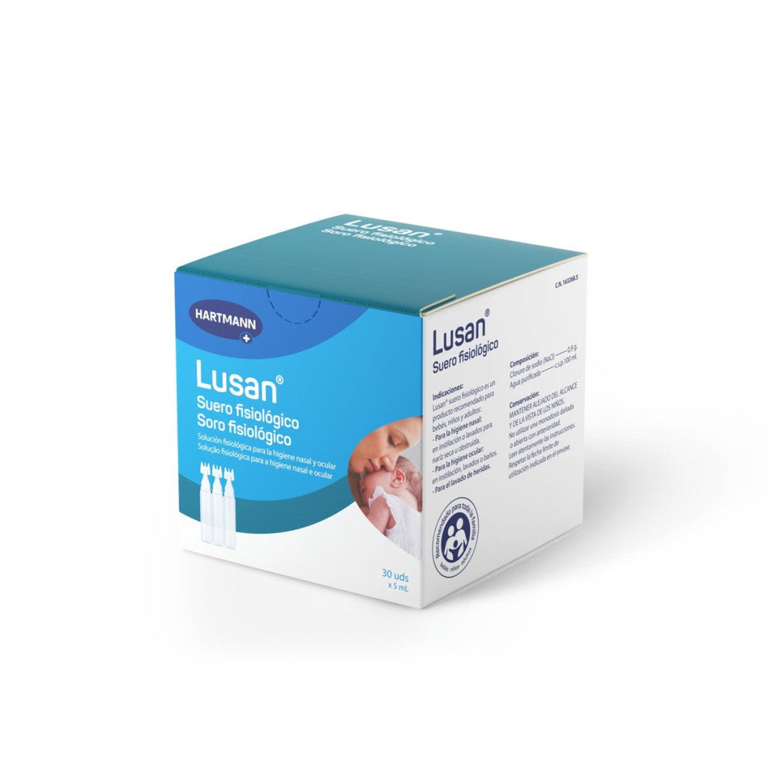 suero fisiológico es una solución estéril para la limpieza ocular, nasal y de pequeñas heridas.
