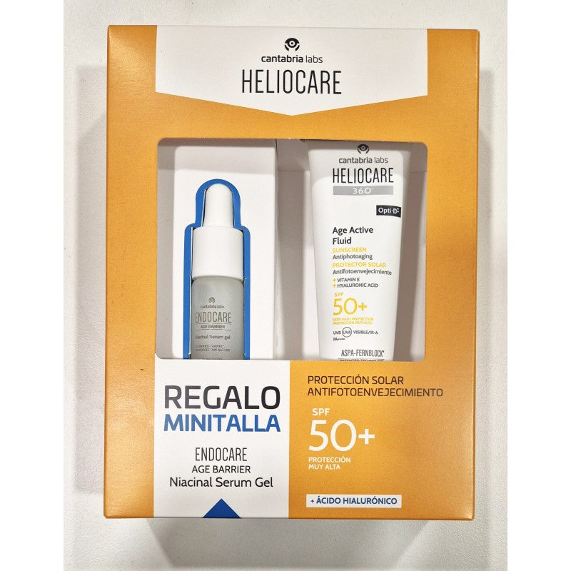 Heliocare 360º Age Active Fluid SPF50+ es un fotoprotector de amplio espectro y muy alta protección solar.