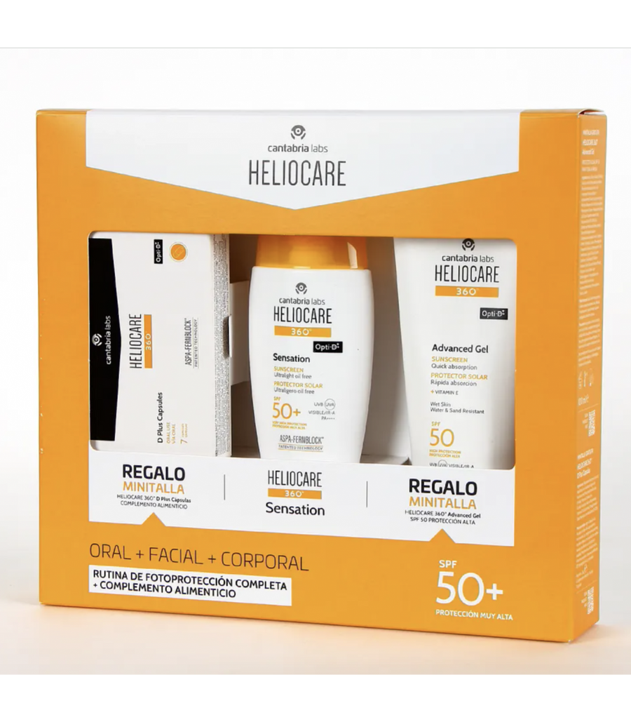 EL pack de Heliocare 360 Pack Sensation SPF50+