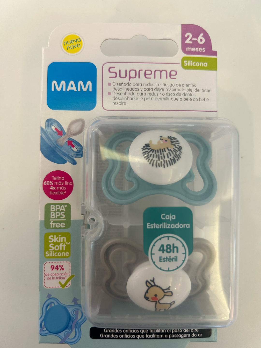 MAM CHUPETE SUPREME 2-6 M DUPLO