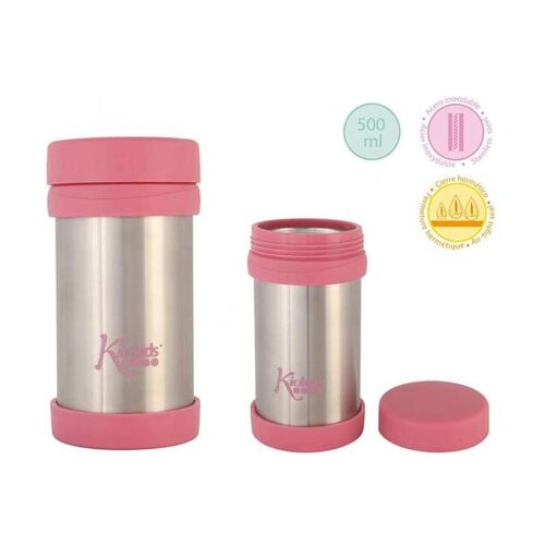 KIOKIDS TERMO ALIMENTOS ROSA 500 ML.