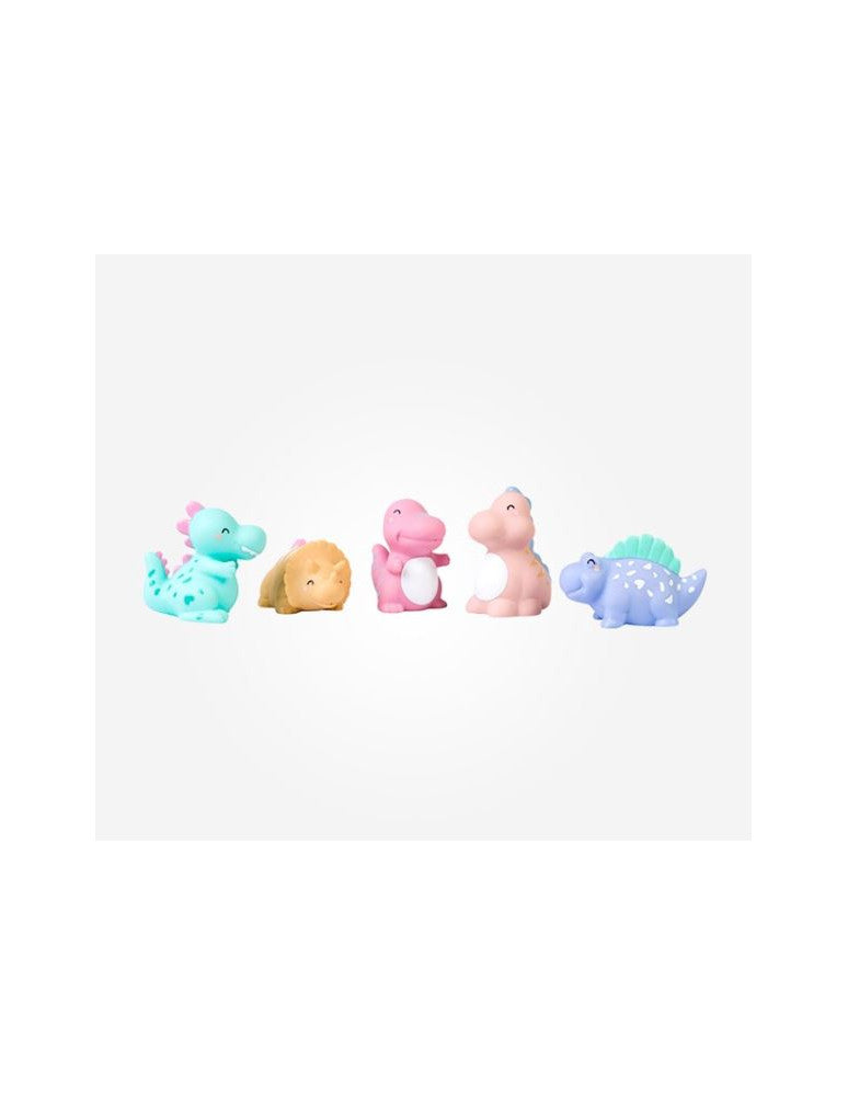SARO JUGUETES DE BAÑO 5 HAPPY DINOS DE COLORES