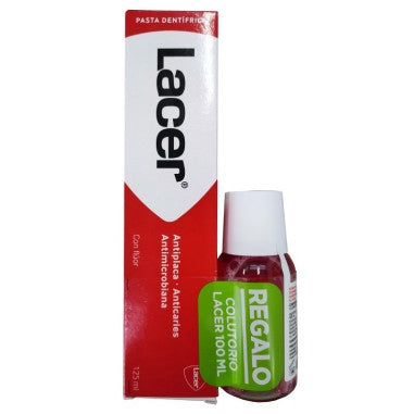 LACER PASTA DENTAL 125 ML. + REGALO