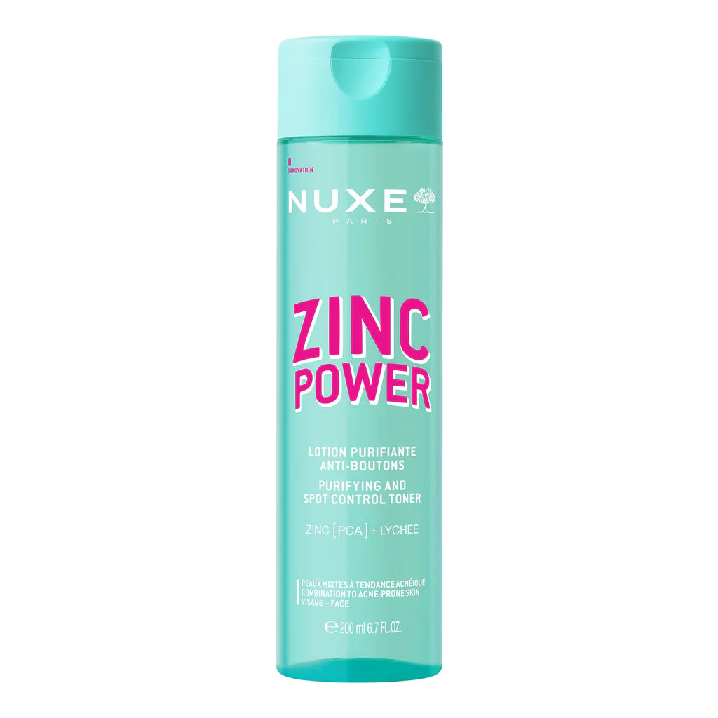 NUXE ZINC POWER LOCION TONICA PIEL ACNEICA 200 ML.