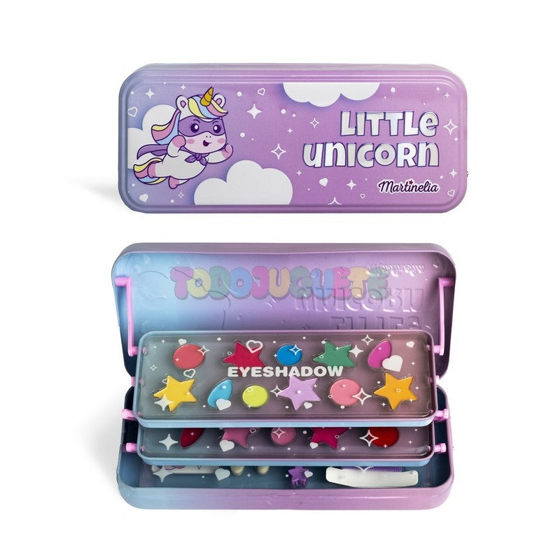 MARTINELIA ESTUCHE INFANTIL COLORIDO LATA 3 NIVELES 