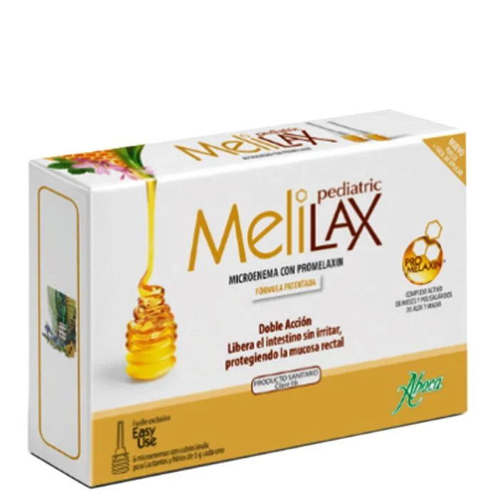 Melilax es un microenema innovador de doble acción evacuante y protectora con Promelaxin