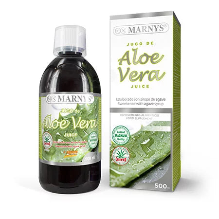 JUGO ALOE VERA Y AGAVE PURO 500 ML. MARNYS