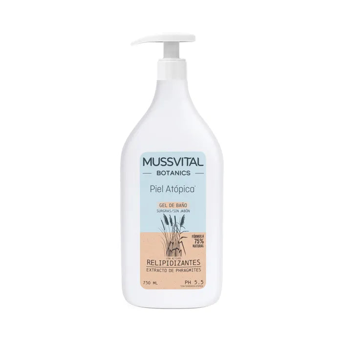 MUSSVITAL GEL PIEL ATOPICA BOTANICS 750 ML.