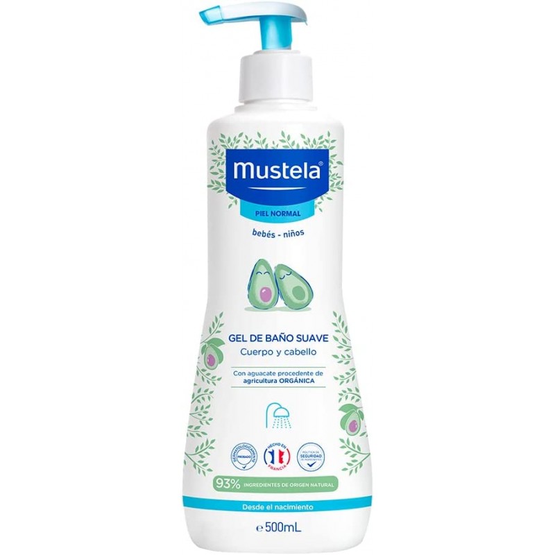 MUSTELA GEL LAVANTE DUPLO 500 ML