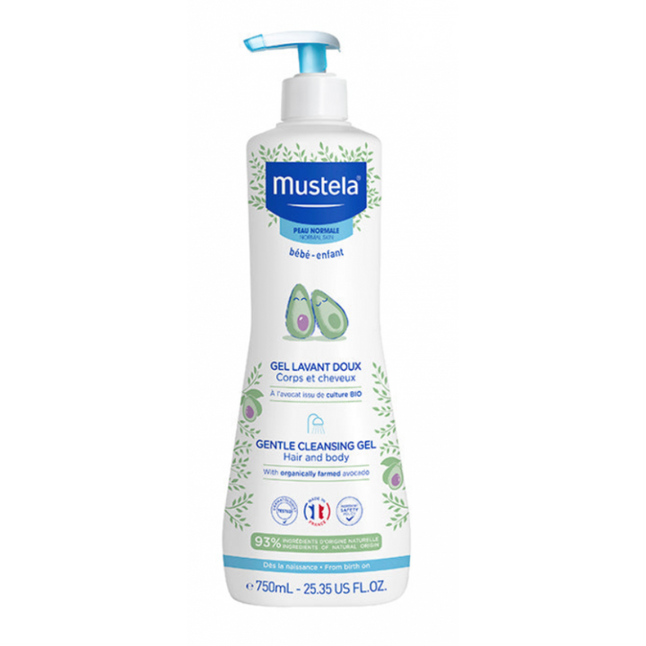 MUSTELA GEL LAVANTE 750 ML.