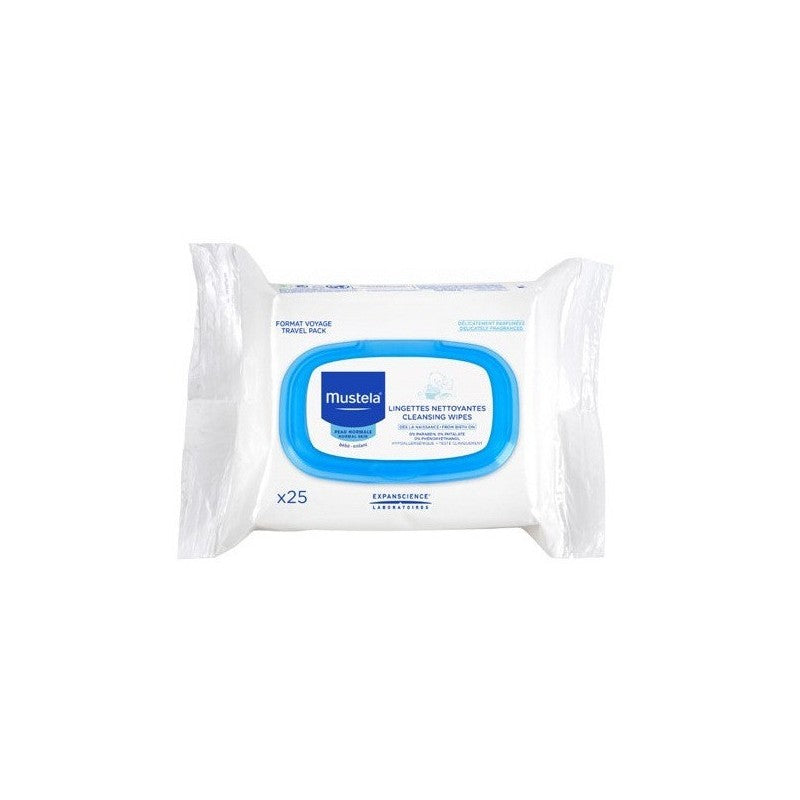 MUSTELA TOALLITAS FACIALES 25 UND