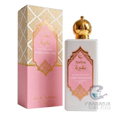 AGUA DE PERFUMES ARABES NAFIRA FRASCO 100 ML.