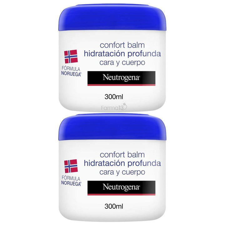 NEUTROGENA COMFORT BALM CARA Y CUERPO DUPLO 300+300 ML.