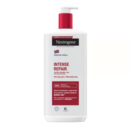 Neutrogena Fórmula Noruega Loción Corporal Reparación Intensa está diseñada para proporcionar una hidratación intensa y duradera a la piel muy seca.