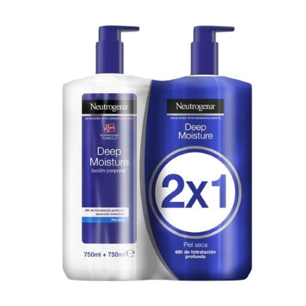 NEUTROGENA 2X1 LOCION HIDRATACION PROFUNDA 750 ML.