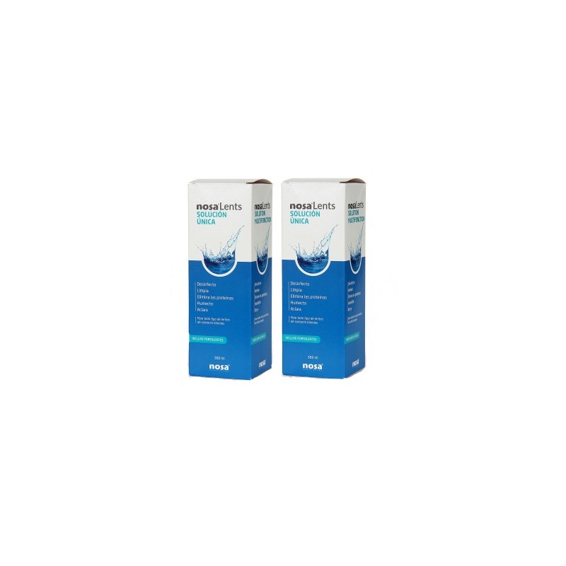 SOLUCION UNICA DUPLO NOSA LENS 2X360 ML.