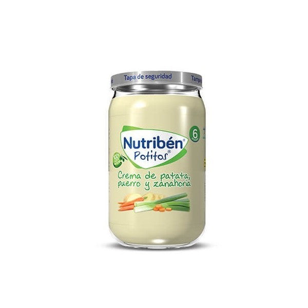 NUTRIBEN 235G CREMA DE PATATAS, PUERRO Y ZANHORIAS.