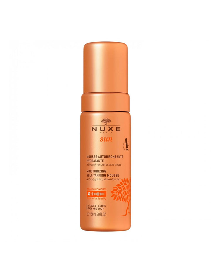 Consigue un tono dorado uniforme durante todo el año con NUXE Espuma Autobronceadora 150 ml