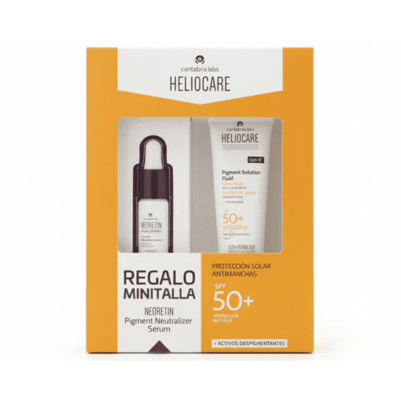 HELIOCARE 360º PIGMENT SOLUTION SPF50+ PACK REGALO MINI TALLA NEORETIN PIGMENT