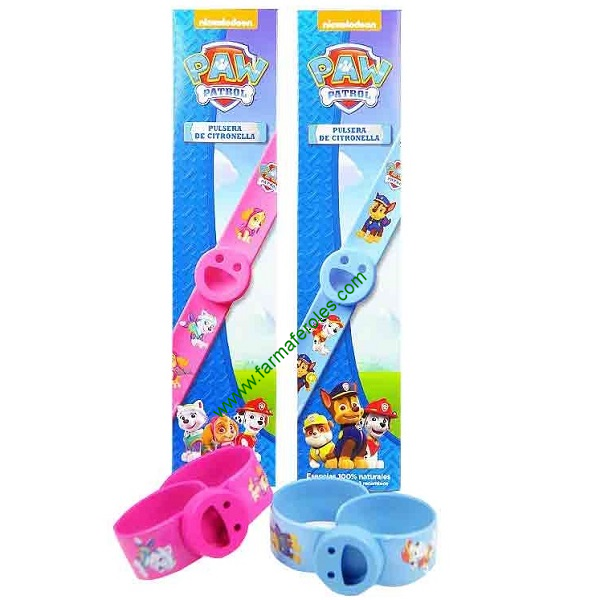 PULSERAS INFANTILES MOSQUITOS PATRULLA CANINA