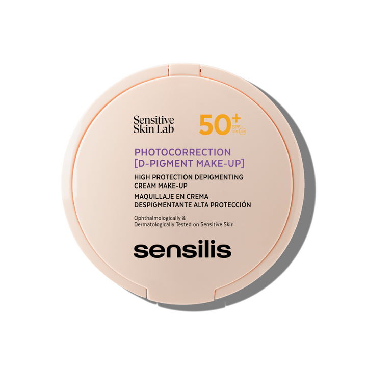 SENSILIS SOLAR COMPACTO MAQUILLAJE D-PIGMENT SPF 50+3 TONOS