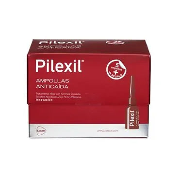 

Pilexil&nbsp;ampollas anticaída, su fórmula innovadora y completa actúa frente a todos los factores que intervienen en la caída del cabello.