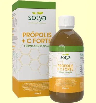 Própolis C Forte de Sotya es un&nbsp;complemento líquido formulado para reforzar el sistema inmunitario y apoyar la salud respiratoria