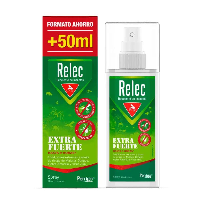 Relec Extra Fuerte Spray Antimosquitos&nbsp;esta diseñado para ofrecer una&nbsp;protección contra insectos.