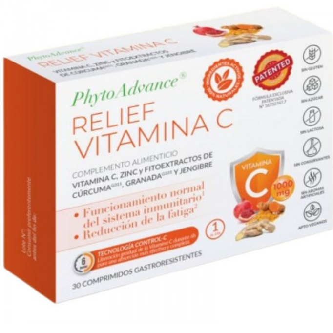 RELIEF VITAMINA C 30 COMPRIMIDOS