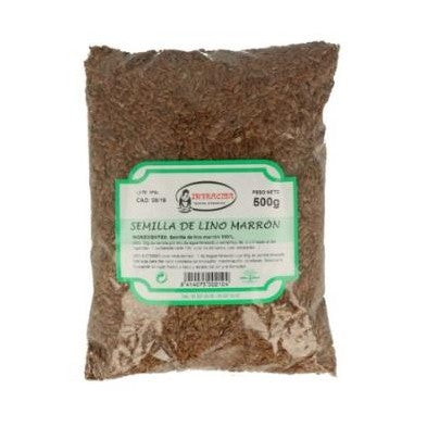 
Semillas de lino marrón, ideales para la elaboración de desayunos o meriendas con yogur u otros cereales, o para añadir a ensaladas o platos principales. Son una gran fuente de fibra y proteínas vegetales, aportan ácidos grasos esenciales omega 3 y minerales como el magnesio, calcio, hierro, potasio, manganeso y sodio. Favorecen el tránsito intestinal, una buena salud cardiovascular y ayudan a equilibrar las hormonas. Aportan una gran cantidad de energía para el organismo.
