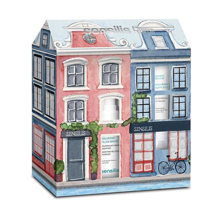 El&nbsp;Cofre Sensilis Hyaluronic Filler Sérum 30ml + Contorno de Ojos 15ml&nbsp;es un dúo de cuidado facial diseñado para ofrecer una hidratación profunda y combatir los signos visibles del envejecimiento.
