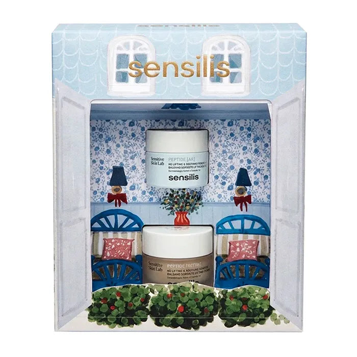 Cofre Sensilis Peptide Ar Crema Sorbete Lifting y Calmante 25ml + Peptide Reti-v Perlas Regeneradoras Nocturnas 50ml.