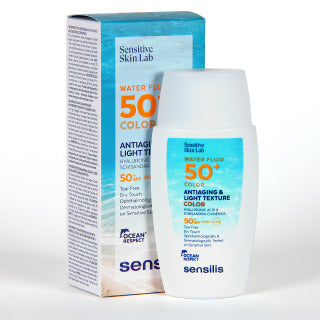 SENSILIS FACIAL WATER FLUID COLOR SPF 50 50 ML.