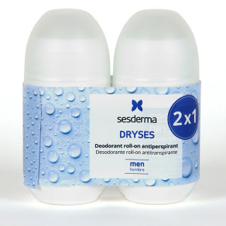 Sesderma Dryses Men&nbsp;modera la sudoración axilar y suprime el mal olor corporal de forma natural.