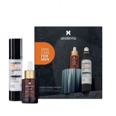 SESDERMA MEN PACK ANTIEDAD SERUM C-VIT + LOTION FACIAL ANTI-AGING