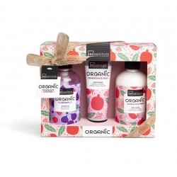 SET DE BAÑO ORGANIC GEL DE BAÑO+BODY MILK+CREMA DE MANOS IDC INSTITUTE