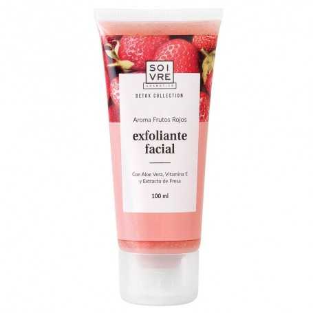 EXFOLIANTE FACIAL FRUTOS ROJOS SOIVRE 100 ML.