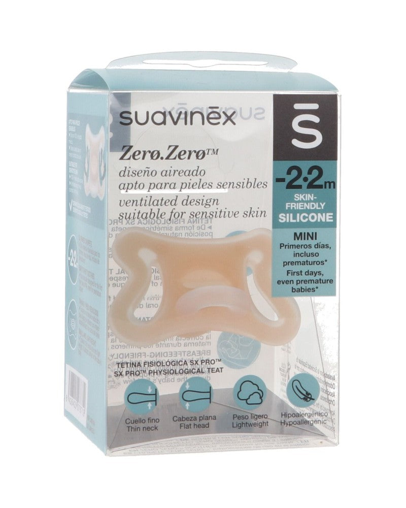 SUAVINEX ZERO ZERO CHUPETE -2 2 MESES