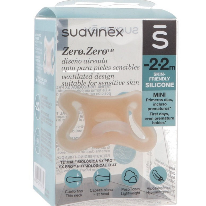 SUAVINEX ZERO ZERO CHUPETE -2 2 MESES