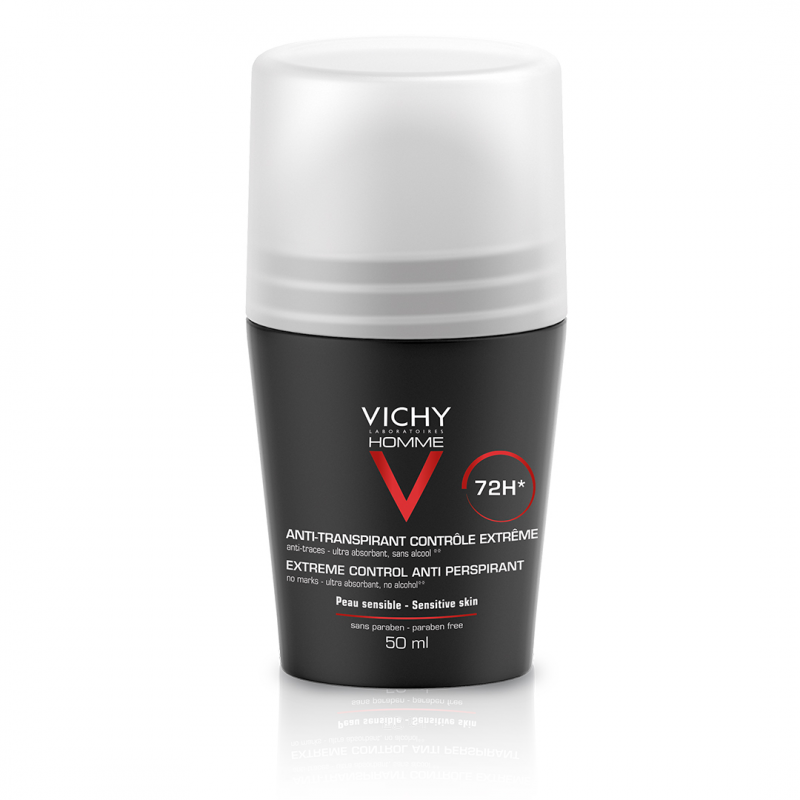 VICHY ANTI-TRANSPIRANTE HOMBRE ROLON 72 HORAS