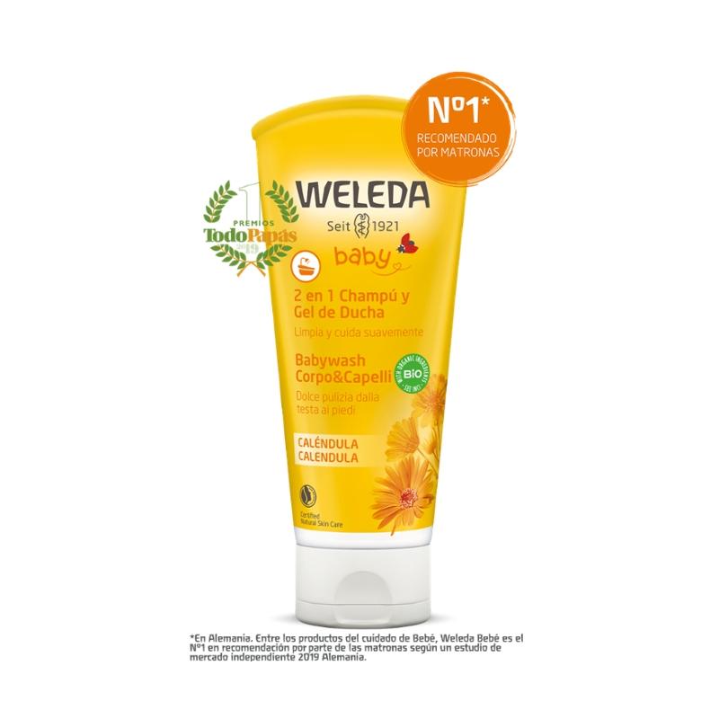 WELEDA BEBE GEL CHAMPU 1 EN 1 CALENDULA 200 ML.