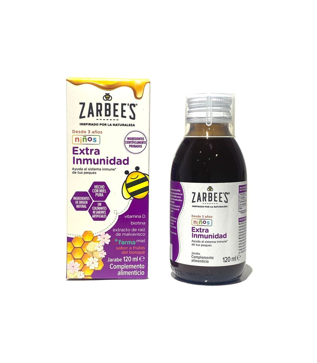 ZARBEES JARABE EXTRA INMUNIDAD NIÑOS Y ADULTOS